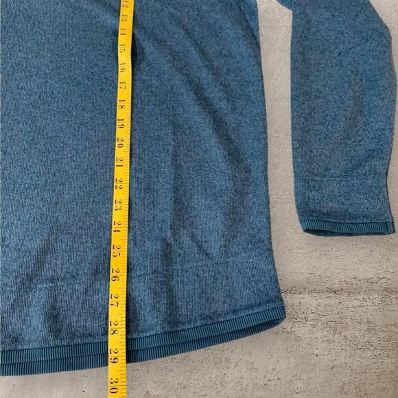 Under Armour Golf Sweater Men’s Size Large Blue Coldgear 1/4 Snap Loose Fit - Picture 4 of 5